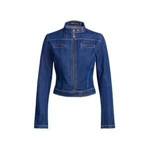 BELLA MOTO JACKET | BLUE DENIM